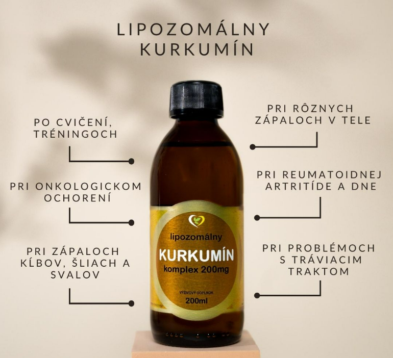 lipozomálny kurkumín popisy